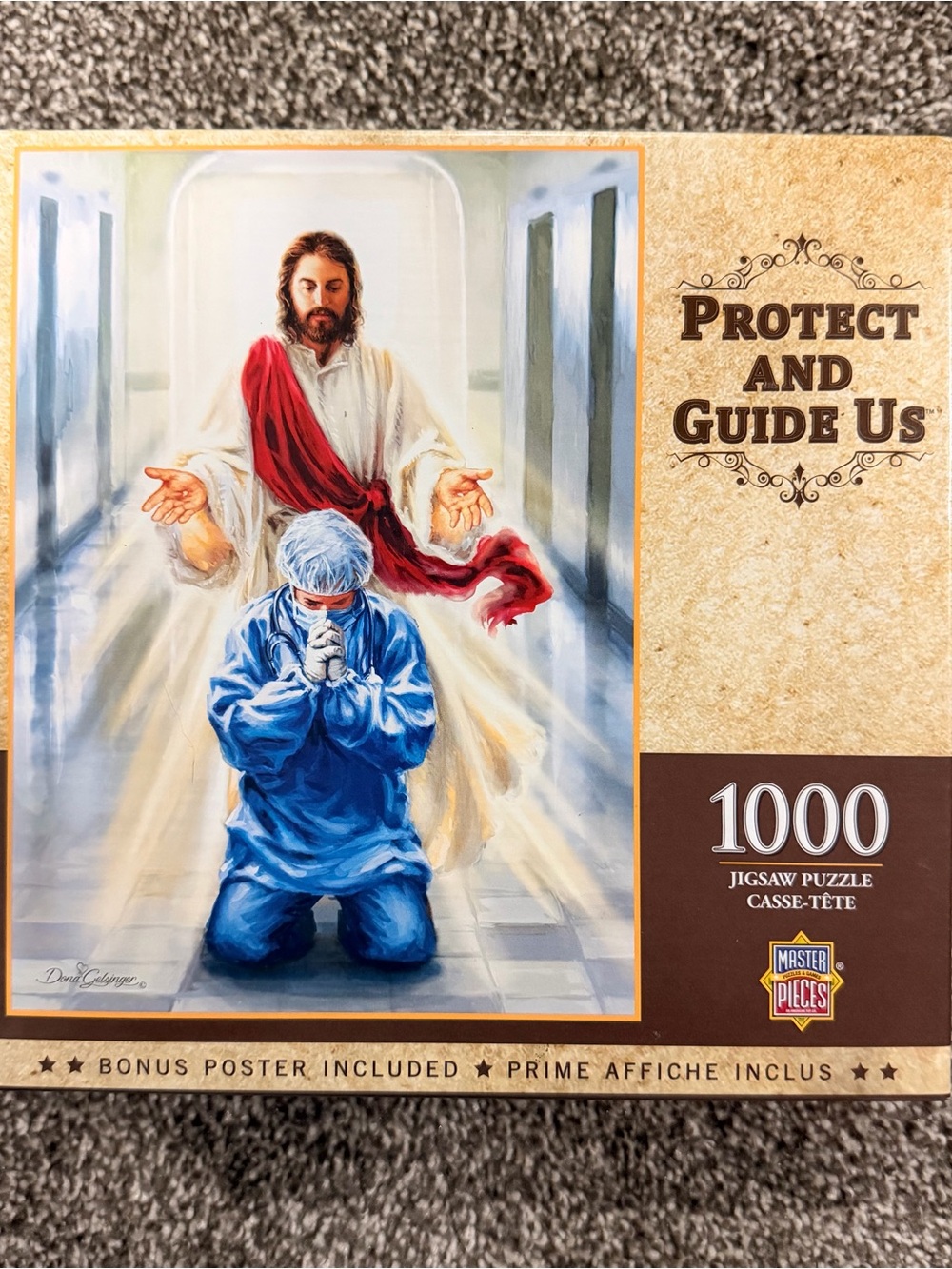 Protect and Guide Us 1000-Piece Jigsaw Puzzle - Blue & Red